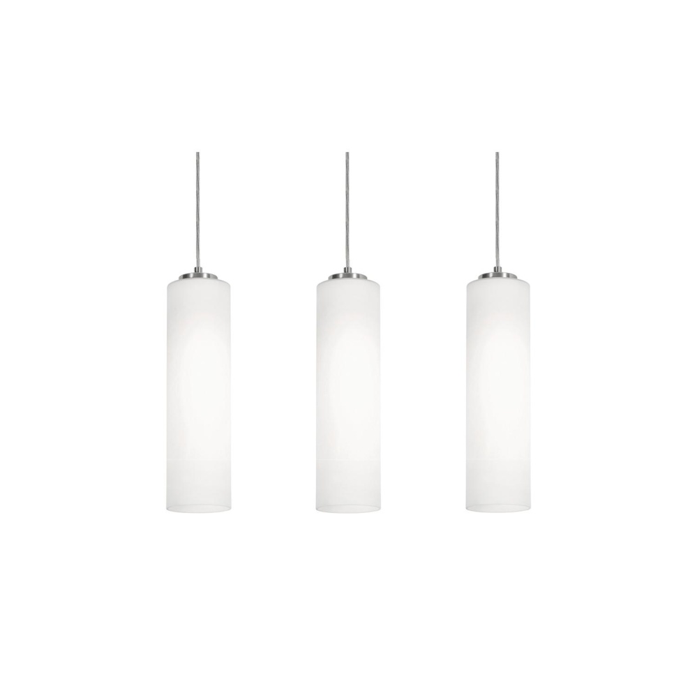 Leo 3 Light Linear Pendant,120V,60W,SN