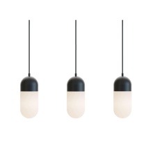 AFX Lighting, Inc. IRVP05LAJUDBKLNR3 - Irvine 3 Light Linear Pendant,120V,45W,5 CCT,BK