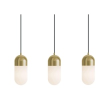 AFX Lighting, Inc. IRVP05LAJUDLBLNR3 - Irvine 3 Light Linear Pendant,120V,45W,5 CCT,LB