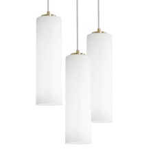 AFX Lighting, Inc. LEOP0412MBLBRND3 - Leo 3 Light Round Pendant,120V,60W,LB