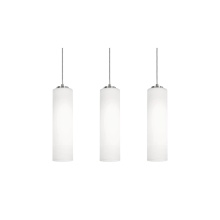 AFX Lighting, Inc. LEOP0412MBSNLNR3 - Leo 3 Light Linear Pendant,120V,60W,SN