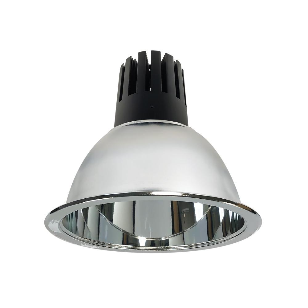 8" Sapphire III Round Open Reflector, 2500lm, 4000K, Flood Optic, Clear Reflector/Clear Flange