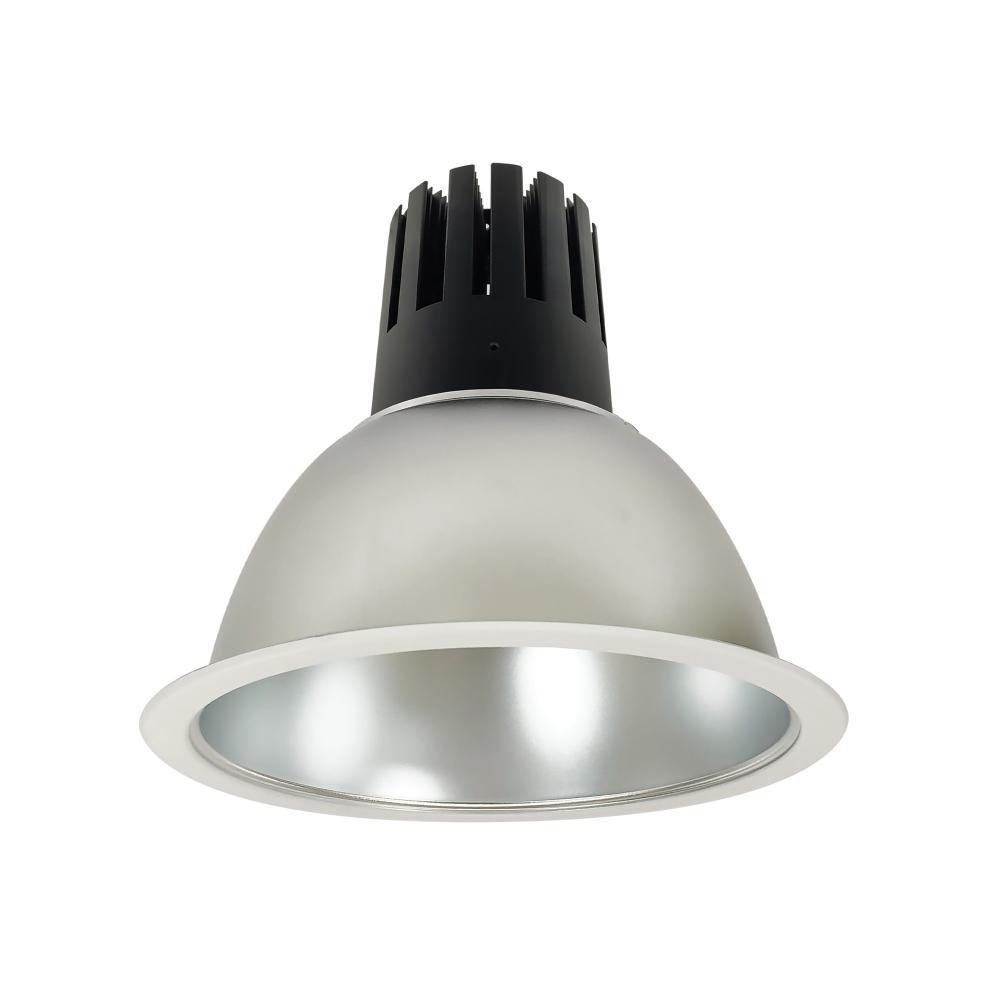 8" Sapphire III Round Open Reflector, 5500lm, 3500K, Flood Optic, Clear Diffused Reflector/Matte