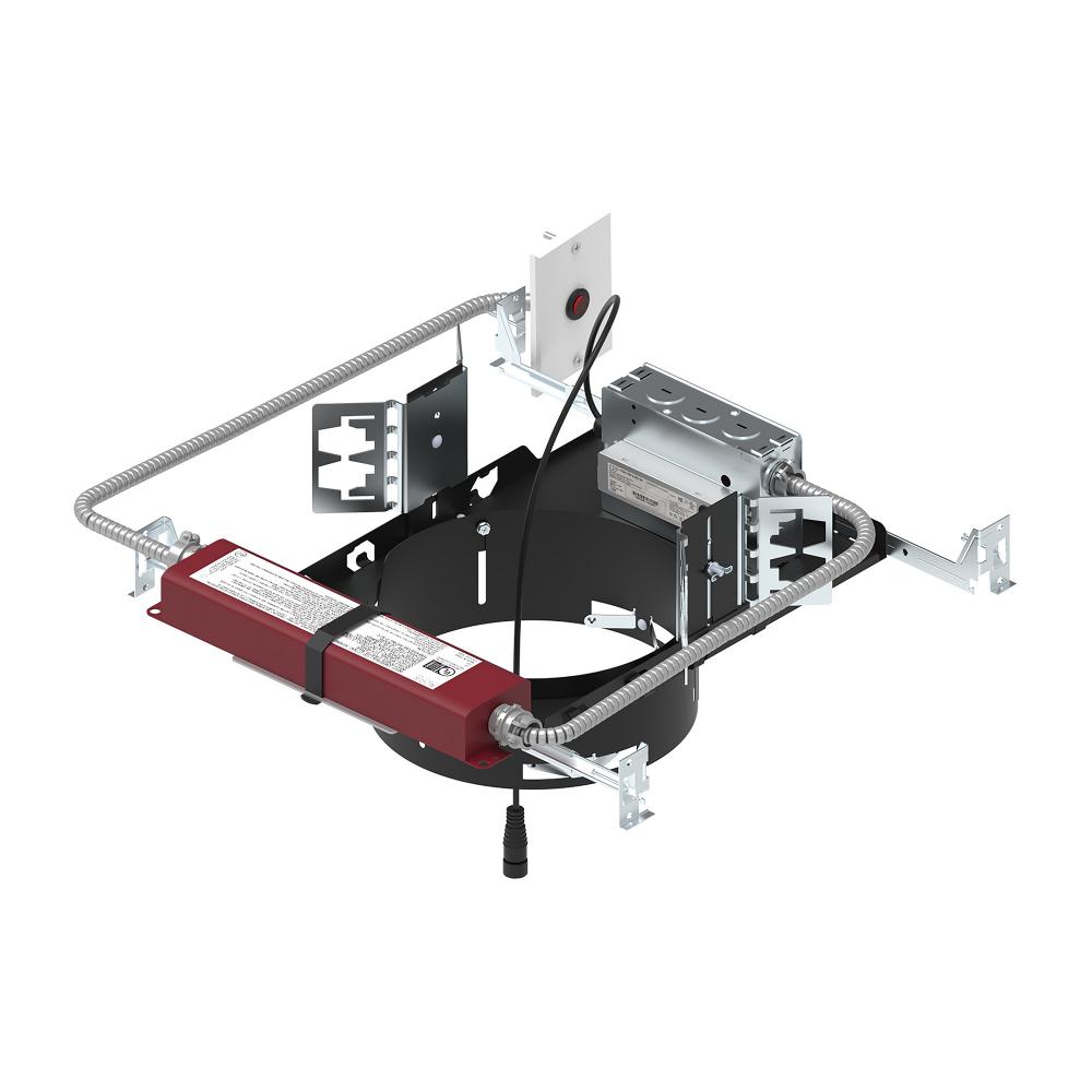 8" Sapphire III Non-IC New Construction Housing w/ Remote Test Switch EM Driver, 60W / 5500lm,