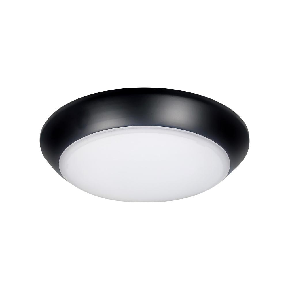 8" AC Opal LED Surface Mount, 2150lm / 30W, 5000K, Black finish