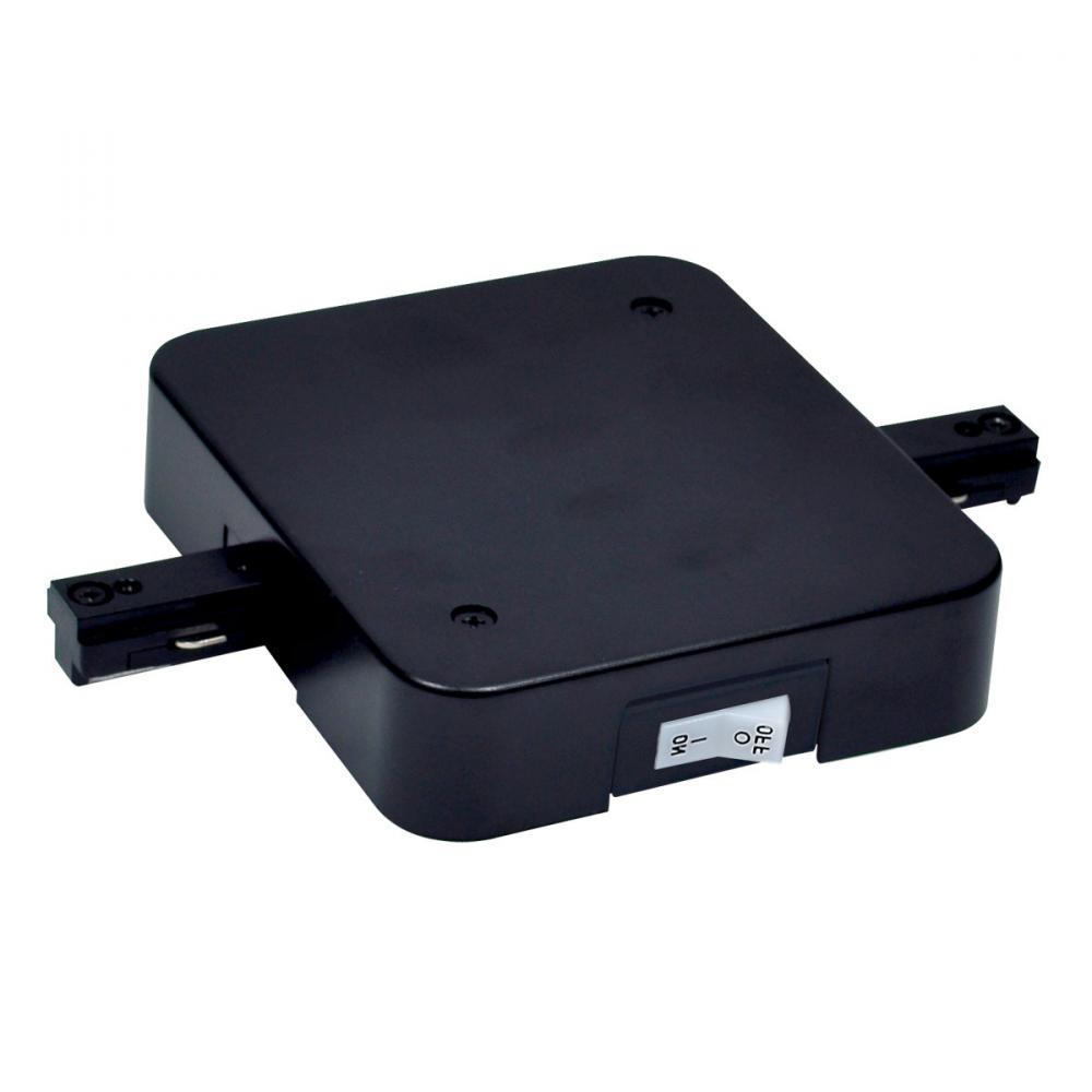 In-Line Feed w/ Circuit Limiter, 1 Amps, One-Circuit Track, Black Finish