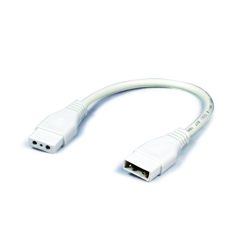 6" Jumper Cable for NUD-68, White Finish