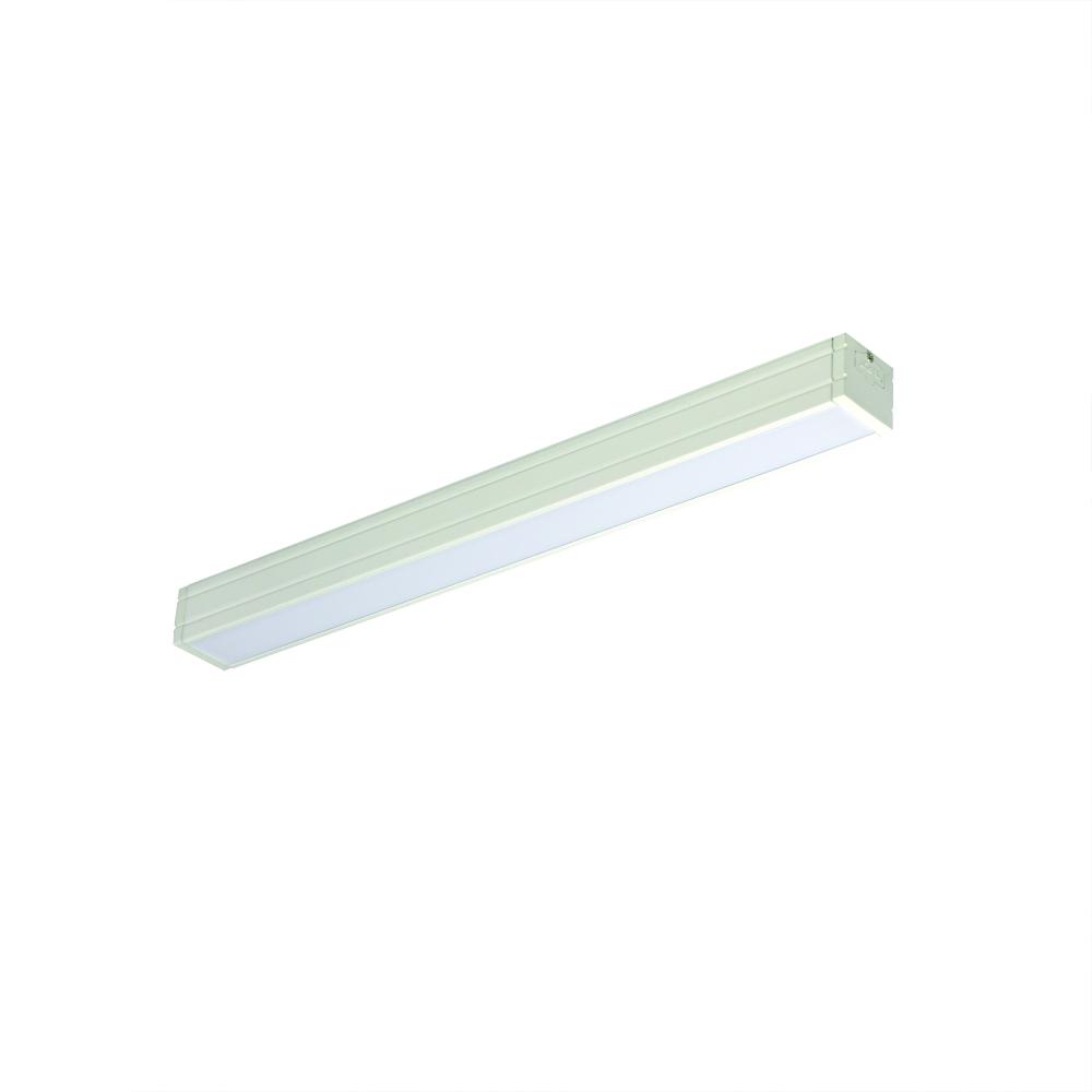 24" Bravo FROST LED Linear, 500lm/ft, 13W, 5000K, White Finish