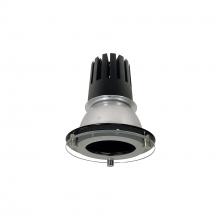 Nora NC3-48L335FBB - 4" Sapphire III Round Deco Glass Reflector, 2500lm, 3500K, Flood Optic, Black Reflector/Black