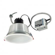 Nora NCR3-81L230SC12MPW - 8" Sapphire III Retrofit, Matte Powder White Reflector/Matte Powder White Flange, 120-277V;
