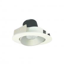 Nora NIO-4RC30XHZMPW/10 - 4" Iolite LED Round Adjustable Cone Reflector, 1000lm / 14W, 3000K, Haze Reflector / Matte