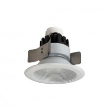 Nora NRMC3-52L140NWW - 5" Marquise III Retrofit, White Baffle/White Flange, 120V input; Triac/ELV Dimming, 1300lm /