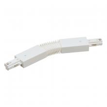 Nora NT-309W - Flexible Connector for One-Circuit Track, White Finish