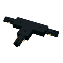 Nora NT-314B/L - T-Connector for One-Circuit Track (Left Polarity), Black Finish