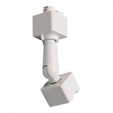 Nora NT-335W - Sloped Track Head Adapter for H-Style Track Head to J-Style Track Systems, White Finish