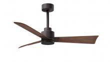 Matthews Fan Company AK-TB-WN-42 - Alessandra - 42" Three Blade Transitional Ceiling Fan - Textured Bronze Finish - Walnut Tone Bla