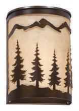 Vaxcel International WS55508BBZ - Yosemite 8-in Tree Wall Light Burnished Bronze