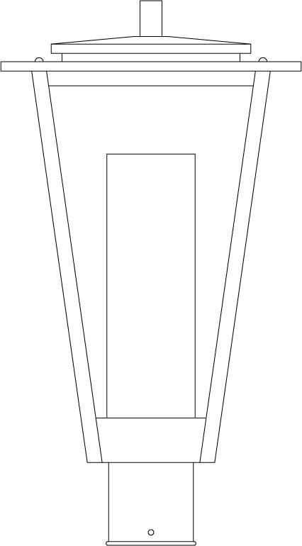 10" brighton post mount