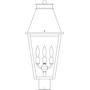 Arroyo Craftsman CRP-10RM-AB - 10" croydon post mount
