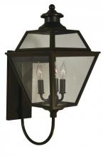 Arroyo Craftsman INB-10GRRM-RC - 10" inverness wall mount with glass roof