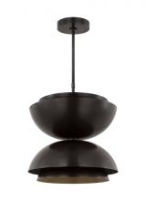 Visual Comfort & Co. Modern Collection SLPD13227BZ - Shanti Large Double Pendant
